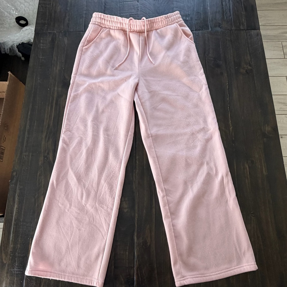 Better / Together Sweatpants Womens XL Pink Fleece Relaxed Fit Lounge Pants